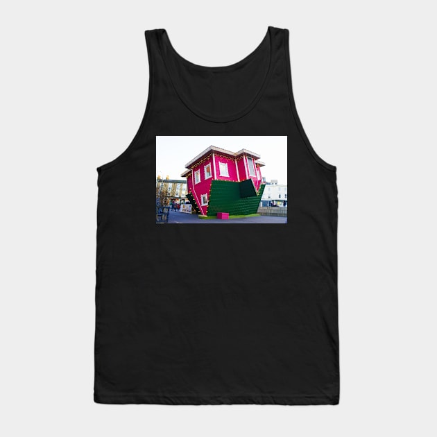 Upside down house in Bournemouth Tank Top by fantastic-designs